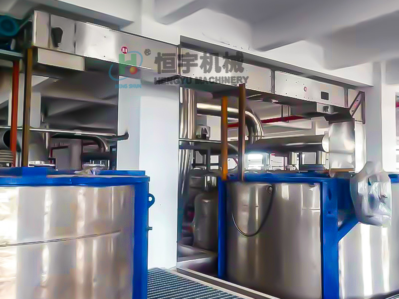 山東某化工企業(yè)-塑料顆粒-10米-不銹鋼多點(diǎn)卸料Z型提升機