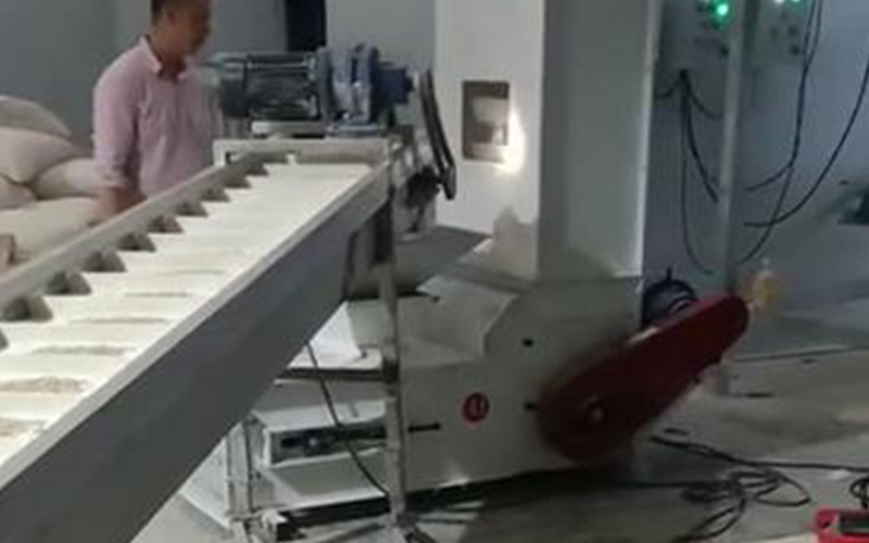 江蘇HYZD-2L 貓砂 5.5米高Z型提升機客戶(hù)現場(chǎng)