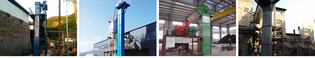 斗式提升機客戶(hù)現場(chǎng)